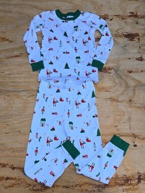 LAKE Holiday Print Kids Pajama Set - Size 5